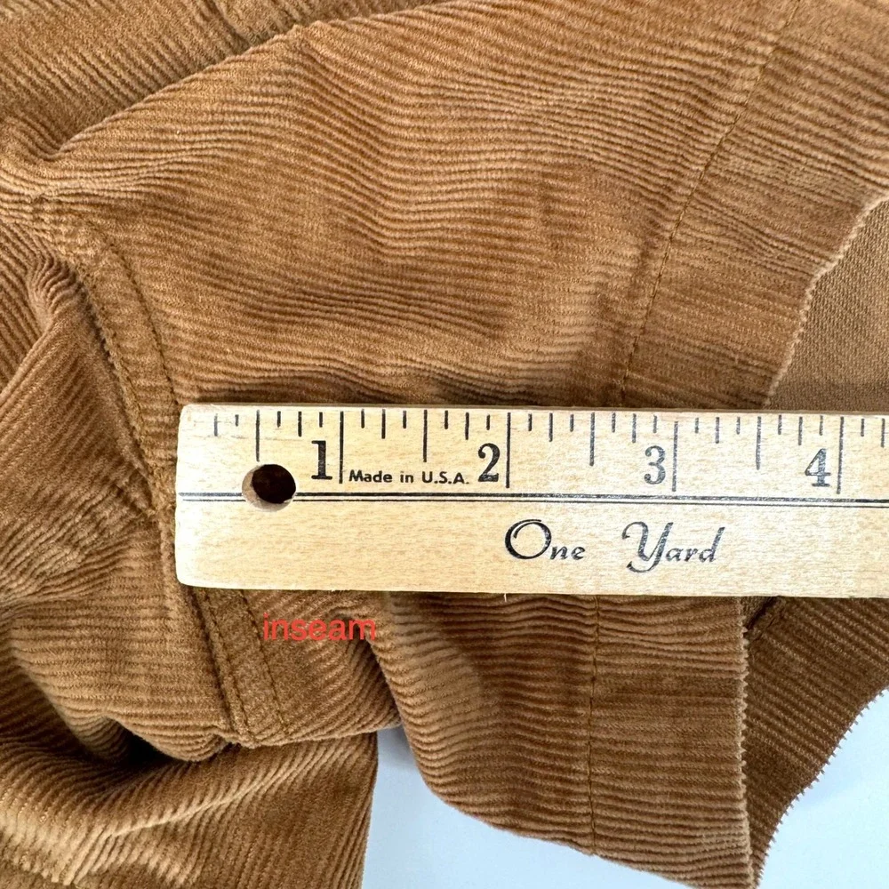 Hang Ten Corduroy Shorts Womens 6 Brown Retro Surf Carpenter Pockets 70s Indie